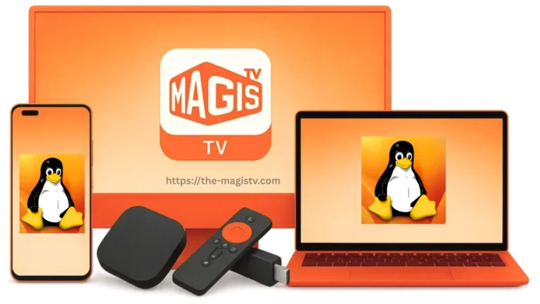 Magis TV para Linux mostrando instalación y uso en PC con IPTV.